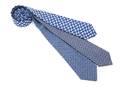 A Collection of Three Hermes Blue Neckties