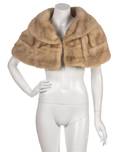 An Oleg Cassini Fur Capelet