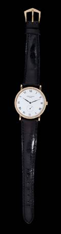 An 18 Karat Rose Gold Ref 3919 Calatrava Wristwatch Patek Philippe