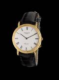 An 18 Karat Yellow Gold Ref 3744 Calatrava Wristwatch Patek Philippe