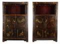 Pair of Chinese Shanxi Scholars Cabinets