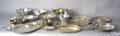 27 silver plated table articles