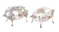 Two English Silver Plate Chaffing Dishes