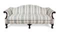A Chippendale Style Mahogany Camel Back Sofa