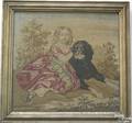 Victorian wool needlework picture