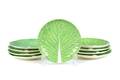 A Set of Nine Dodie Thayer Lettuce Ware Salad Plates