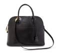 An Hermes Black Leather 37cm Bolide Handbag