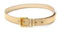 A Prada Gold Leather Belt