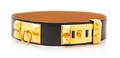 An Hermes Black Collier de Chien Belt