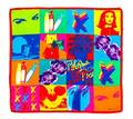 A Pair of Paloma Picasso Multicolor Silk Scarves