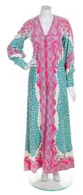 A Pucci Multicolor Velour Caftan