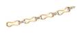 An 18 Karat Yellow and White Gold Fancy Link Bracelet