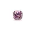 A 034 Carat Radiant Cut Fancy Deep PinkPurple Diamond
