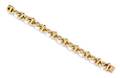 A Yellow Gold Fancy Link Bracelet Tiffany  Co