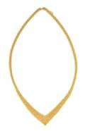 An 18 Karat Yellow Gold Mesh Scarf Necklace Elsa Peretti for Tiffany  Co