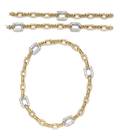 An 18 Karat Two Tone Gold and Diamond Convertible Jewelry Set