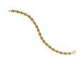 An 18 Karat Yellow Gold Knot Link Bracelet
