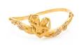 An 18 Karat Yellow Gold and Diamond Passion Bangle Bracelet Carrera y Carrera