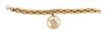 A Yellow Gold Bracelet with Attached Scorpio Charm