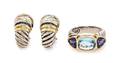 A Collection of Sterling Silver Yellow Gold and Multigem Jewelry David Yurman