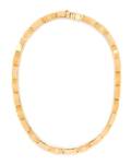 A Yellow Gold Fancy Link Necklace