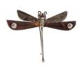 A Sterling Silver and Tortoise Shell Dragonfly Brooch William Spratling Circa 196465