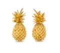 A Pair of 18 Karat Yellow Gold Pineapple Motif Earclips Robert Bielka