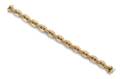 A 14 Karat Yellow Gold Fancy Link Bracelet