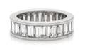 A Platinum and Diamond Eternity Band