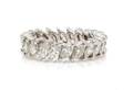 A Platinum and Diamond Eternity Band