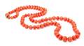 A Single Strand Graduated Coral Bead Necklace Circa 1910
