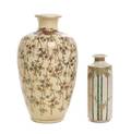 Two Satsuma Earthenware Vases
