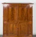 A George III Mahogany Linen Press