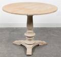 A Neoclassical Bleached Wood Center Table