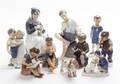 A Collection of Danish Porcelain Figures