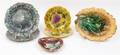 A Collection of Six Majolica Articles