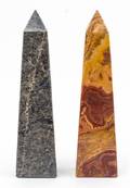 Two Marble Obelisks