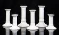 Six Doulton Candlesticks