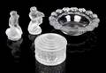 Four Lalique Frosted Glass Articles