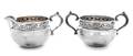 A Silver Sugar and Creamer Set
