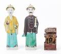 Two Chinese Export Porcelain Figures