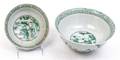 Two Famille Verte Porcelain Bowls