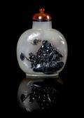 A Chinese Carved Agate Snuff Bottle