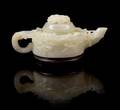 A Chinese White Jade Teapot