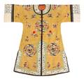 A Chinese Embroidered Silk Ladys Robe