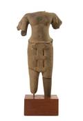 A Khmer Limestone Torso