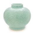 A Celadon Glazed Porcelain Jar