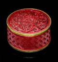 A Small Cinnabar Lacquer Box and Cover