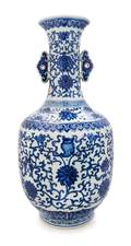 A Blue and White Porcelain Vase