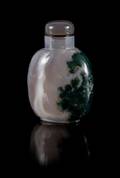 A Mossy Agate Snuff Bottle